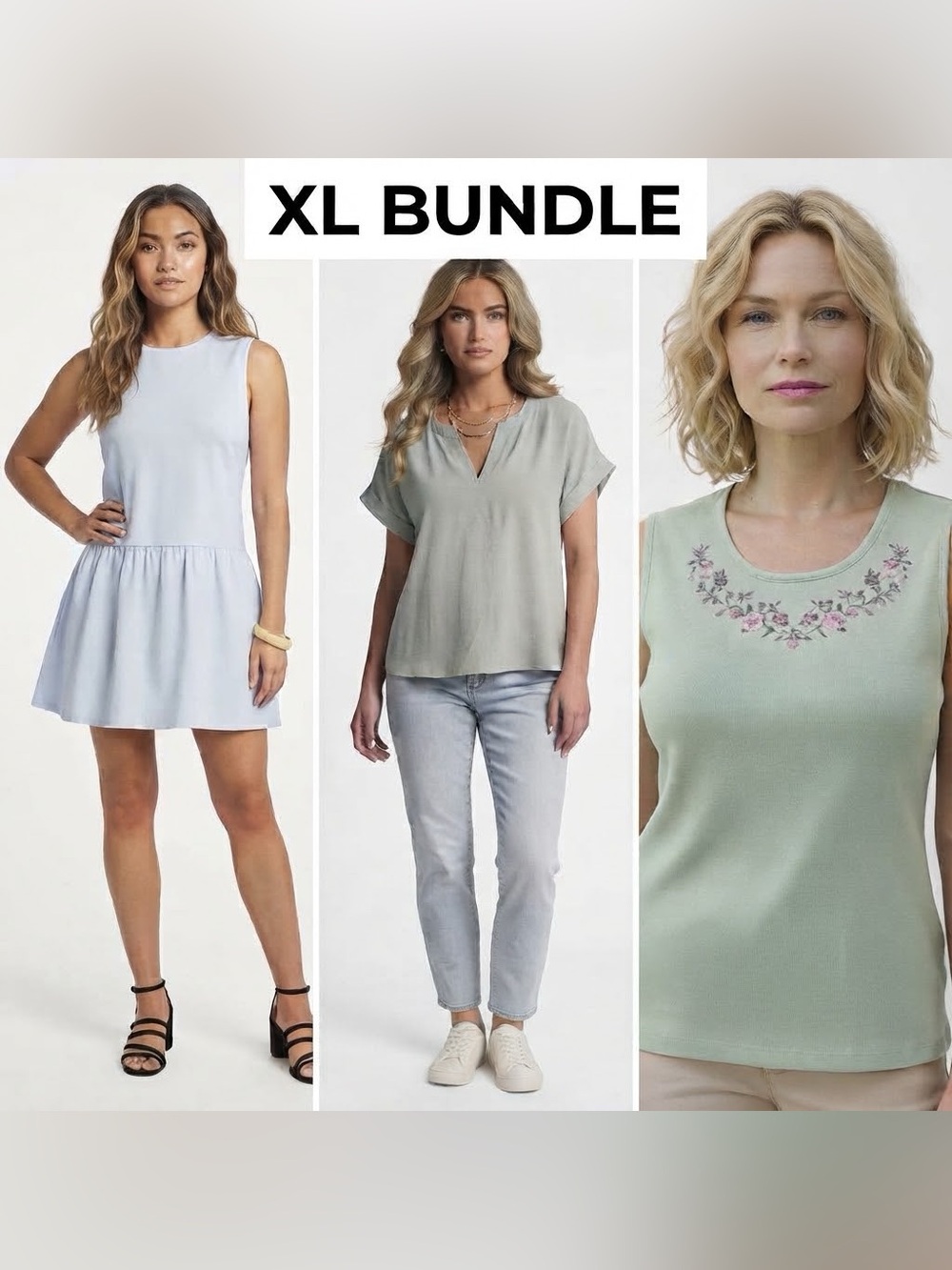 Bundle of Three Size XL 1Dress 2Tops